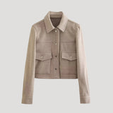 Giacca Utility Cropped in Misto Lana – Stile Urban Casual