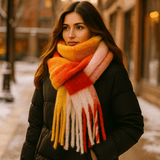 Scarvello - Scarf Lana Spessa - Colorata - Oversize - Calda